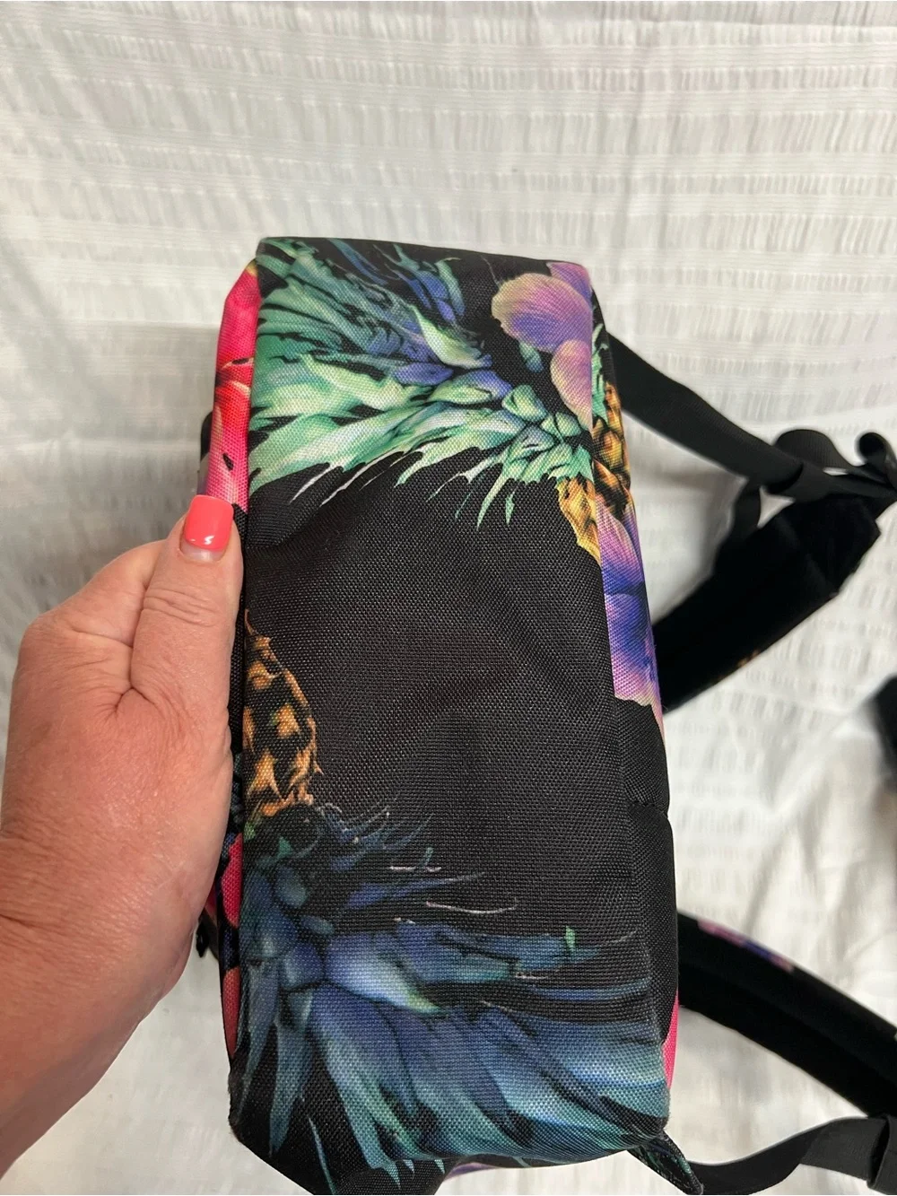 Herschel Supply Company Black Pineapple Floral Backpack